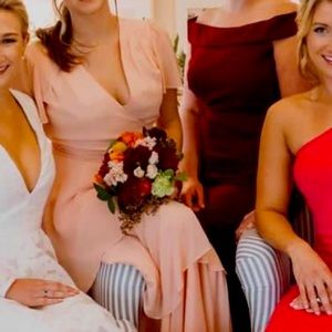 Tahari bridesmaid dress